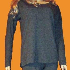 Victoria's Secret Terry Gray Pajama Set Large